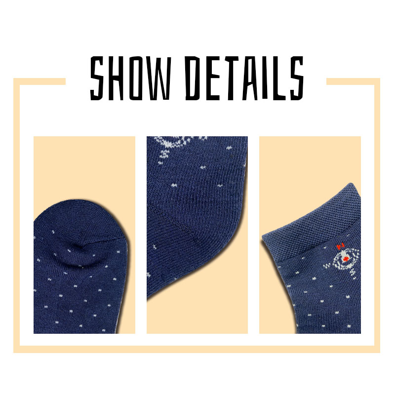 Wholesale Anti-bacterial Custom Socks Business Men cotton Socks