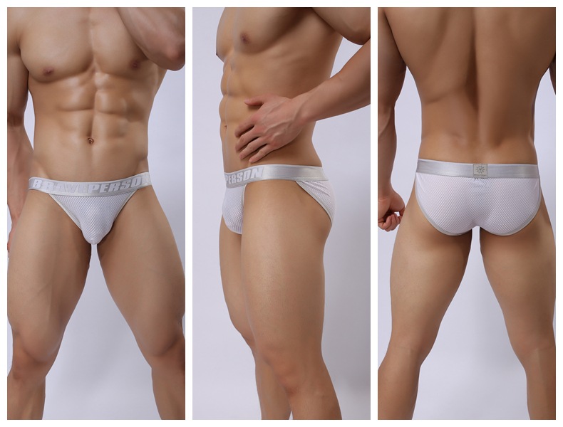 Custom Logo Word Jacquard Elastic Waistband Anti bacterial Knitting Comfortable cotton Man Boxer Briefs