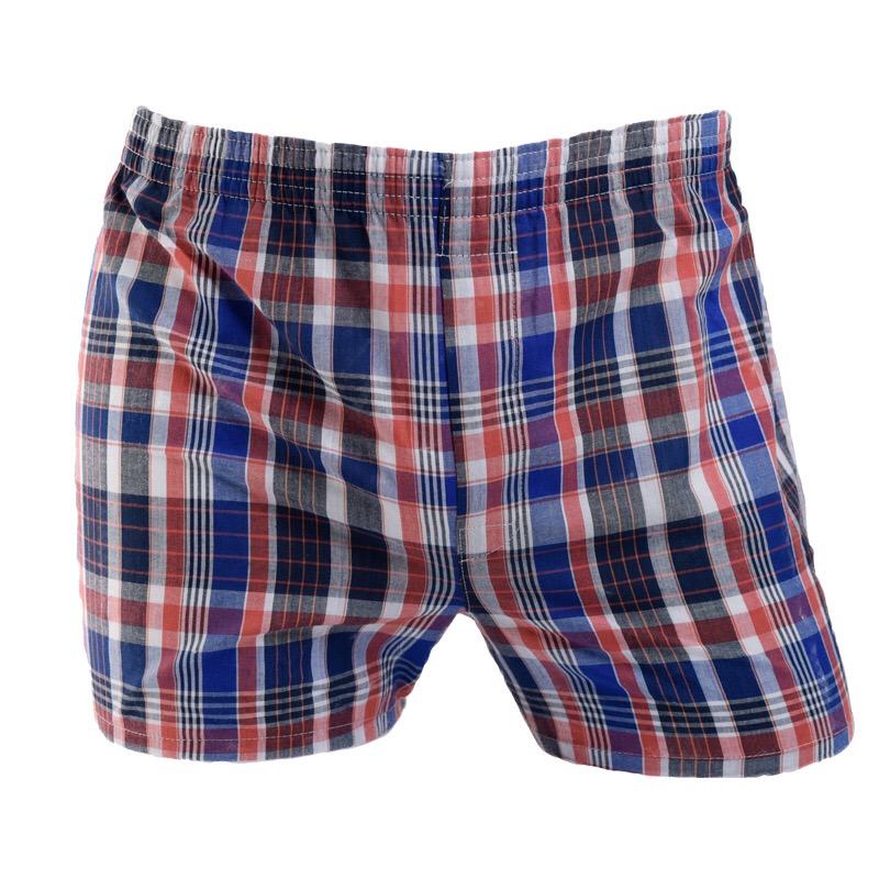 Ready to ship stock Packing Arrow Shorts Plaid Loose Comfortable Pajama Men's Beach Pants