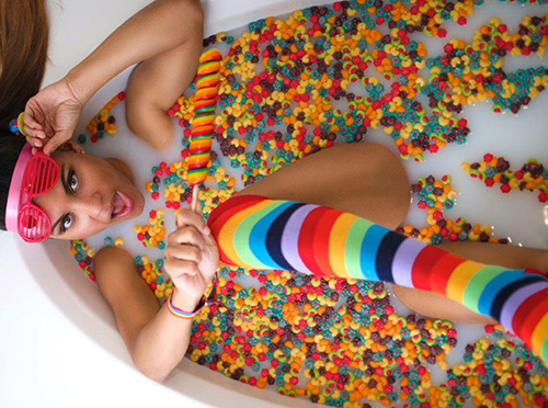 62 opaque colored socks