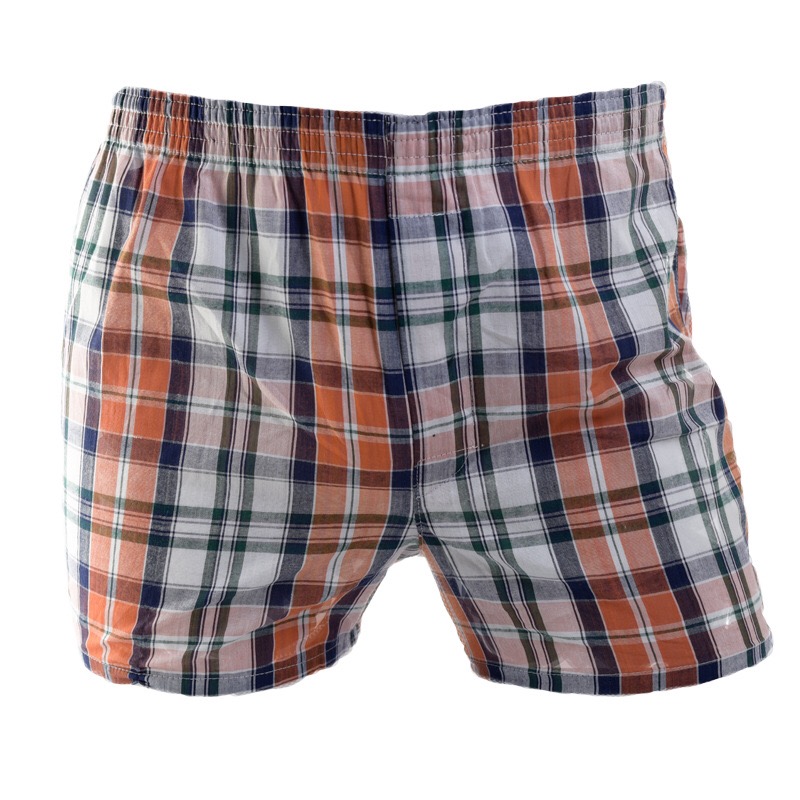 Ready to ship stock Packing Arrow Shorts Plaid Loose Comfortable Pajama Men's Beach Pants