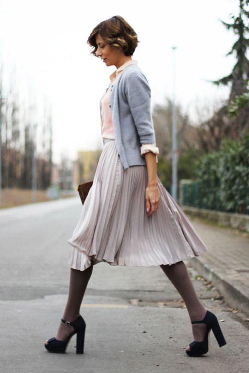 91.light grey tights