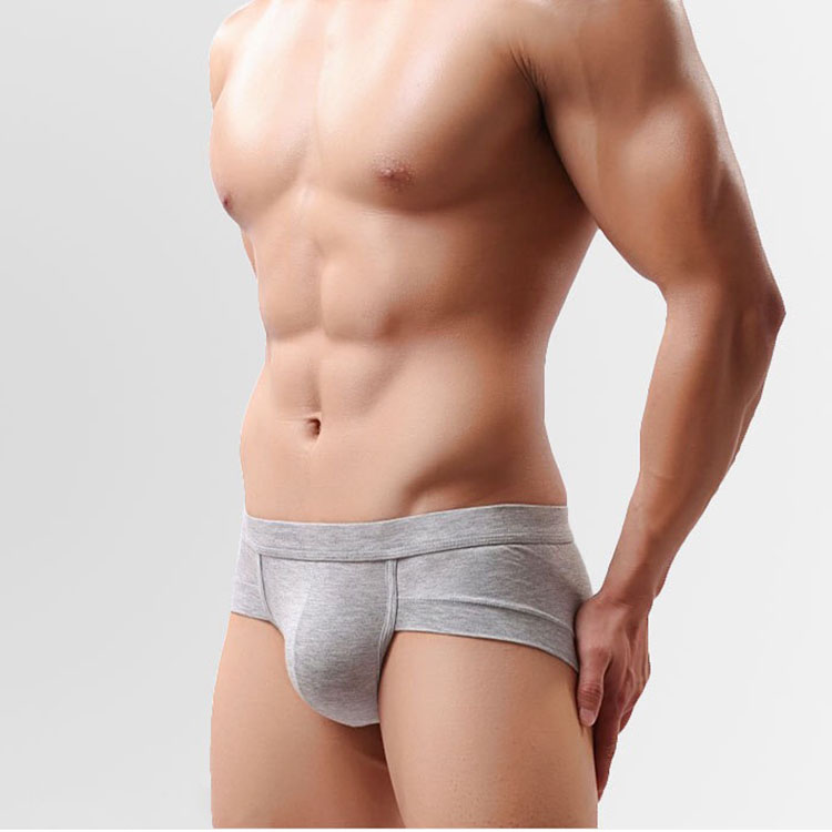 Men Boxer Custom Logo Name Brand Boxers Briefs 100% Cotton Sexy Panties Boys Underwear