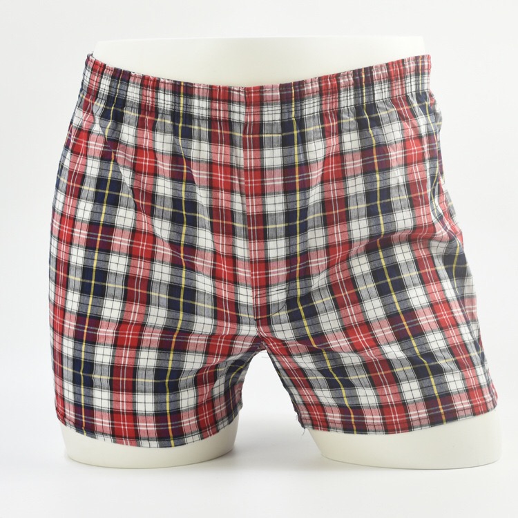 Ready to ship stock Packing Arrow Shorts Plaid Loose Comfortable Pajama Men's Beach Pants