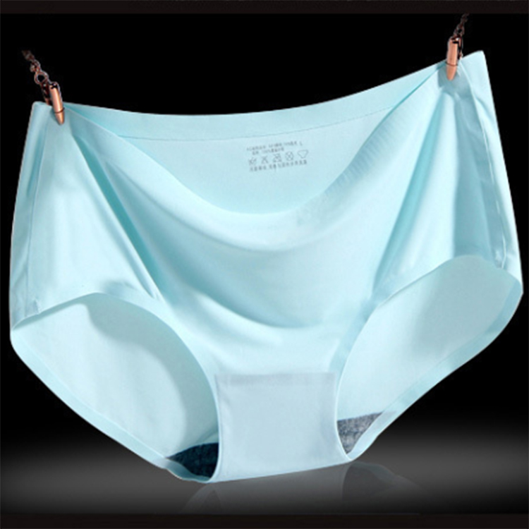 Wholesale ladies seamless underwear satin panties Nude silk cheap ladies panties seamless underwear