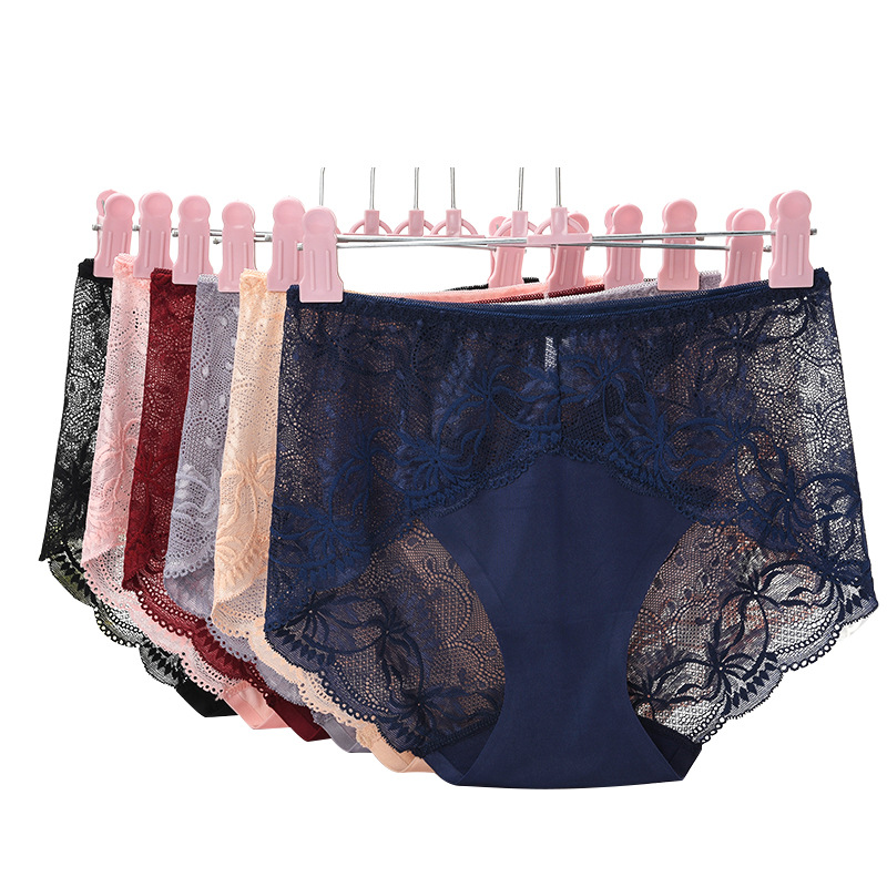 Women Sexy Lace Panties Underwear Briefs Low Waist seamless panties
