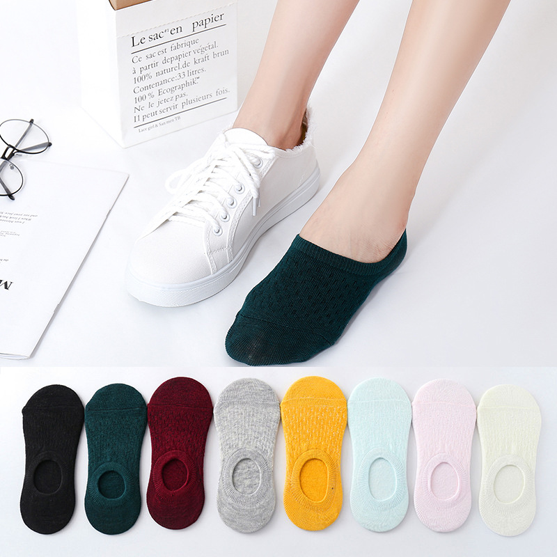 Hot Sale Man Cotton Nylon Short Low Cut socks No Show Ankle Socks Liner Non Slip hidden Invisible socks for Men women