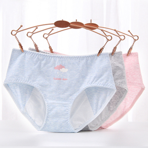 Breathable Comfortable Cute Skin-friendly Cotton Girls Panties Women Underwear