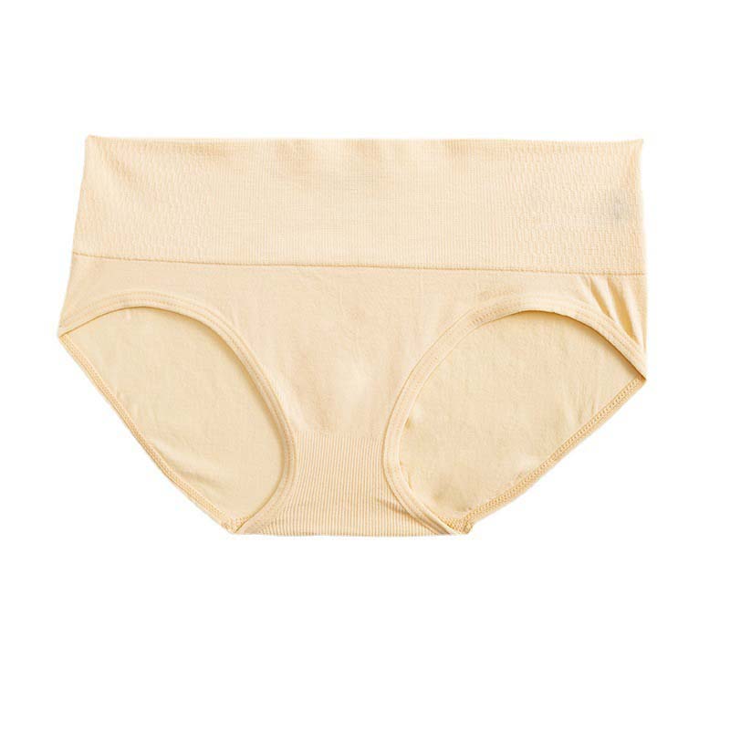 Women Seamless Panties Slim T-back Underwear Briefs Mid Waist Plus Size Body Women's Lace Tummy Control Brief